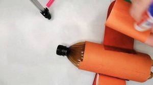 Поделка к 23 февраля. Самолёт из бутылки.