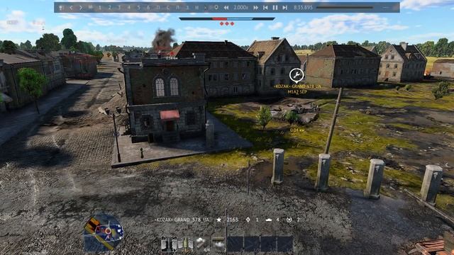 ?Польская заруба, Абрамс, карта Польша, War Thunder, GRAND_578_UA, смотреть онлайн