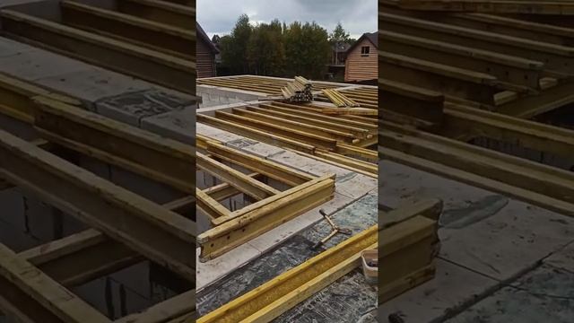 кладка первого этажа и перекрытия