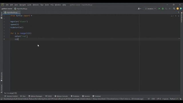 How to make a turtle import using python || python se turtle import kaisa banaya смотреть онлайн