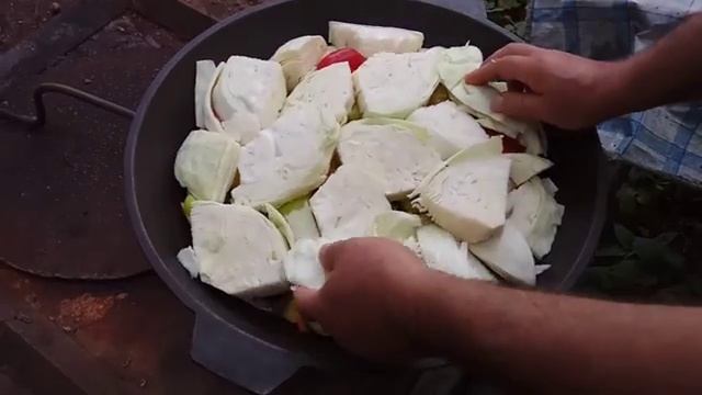 Думляма в казане на живом огне смотреть онлайн