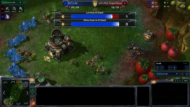 Starcraft 2 HoTS Pro replay - SuperNova Vs Life 1 смотреть онлайн