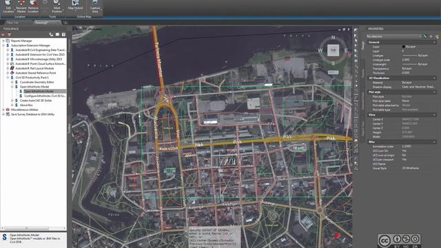 Autodesk InfraWorks 360 - Export to AutoCAD Civil 3D смотреть онлайн