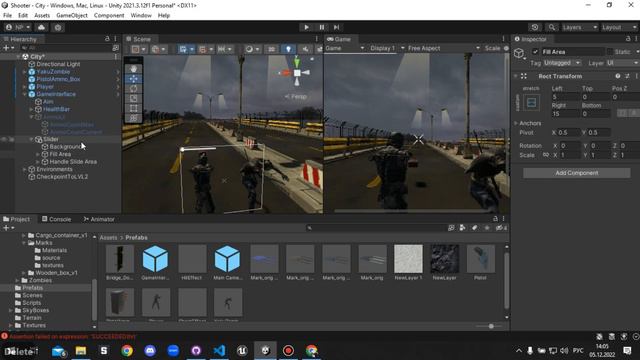 Пример урока по созданию зомби шутера на движке Unity смотреть онлайн
