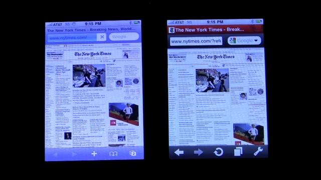 Opera Mini vs Mobile Safari смотреть онлайн
