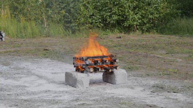 Использование порошкового огнетушителя