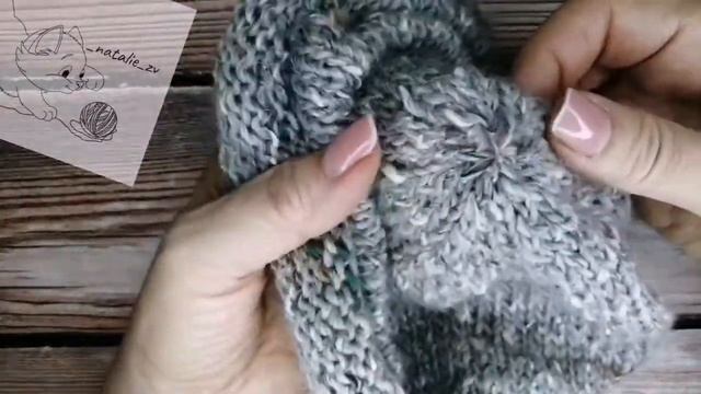 МК ШАПКА БИНИ ДВУХСТОРОННЯЯ.ЗА ОДИН ВЕЧЕР ИДЕАЛЬНАЯ МАКУШКА #каксвязать #биниспицами #мастеркласс смотреть онлайн
