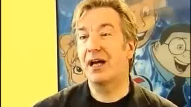 Alan Rickman interview for Help I'm a fish смотреть онлайн