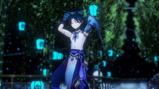 【MMD Genshin Impact 】 Roof On Fire / 屋顶着火 【Xiao】 смотреть онлайн