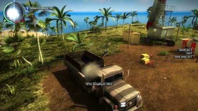 Just Cause 2 hijack a revolving mobile radar смотреть онлайн