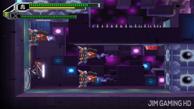 Megaman X8 Gravity Antonion Stage 100 % Complete