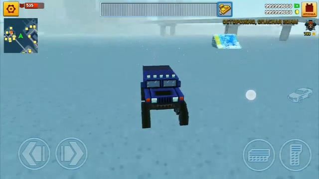 Тест драйв машины ,, ЛЕДОХАМ" в игре BLOCK CITY WARS смотреть онлайн