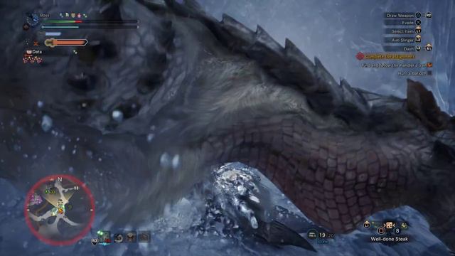 Monster Hunter World: Iceborne - Barioth Boss Fight (Solo / Longsword) смотреть онлайн