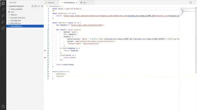 Vimeo Integration OAuth App Part 2 смотреть онлайн