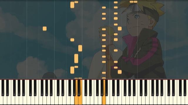 Dreamy Journey (Boruto / ED1) - Synthesia / Piano Tutorial смотреть онлайн