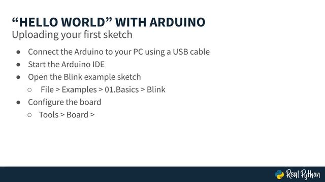 "Hello World" With Arduino (Python Setup Prep) смотреть онлайн