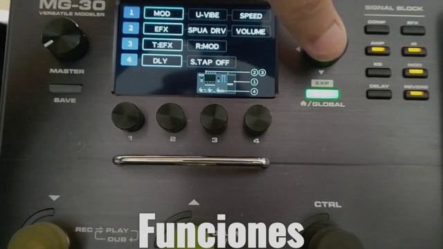 Nux MG-30 Funciones смотреть онлайн