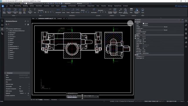 BricsCAD® Mechanical V24 for 2D design and drafting смотреть онлайн