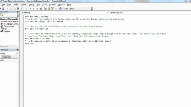 Excel Convert to Proper Case - VBA смотреть онлайн