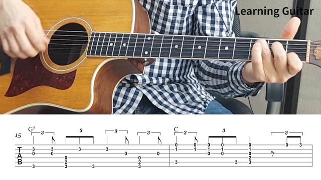 What a Wonderful World(Louis Armstrong) Fingerstyle Guitar (TAB) смотреть онлайн