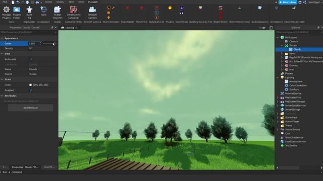 КАК ДОБАВИТЬ ОБЛАКА | Roblox Studio гайды смотреть онлайн