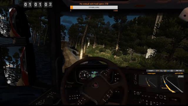 Стрим ETS2 Суровая Россия Байкал. Везём сборный негабарит Куйтун - Якутск! смотреть онлайн