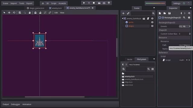Make a Space Shooter Game in Godot - Kamikaze Enemy (E06) смотреть онлайн