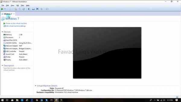 Could Not Open Virtual Machine .... is not a valid virtual machine configuration file