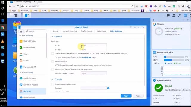 Synology NAS Server configuration overview Part2 смотреть онлайн