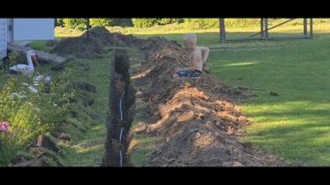 ПОДВОДИМ ВОДУ К БАНЕ. БАНЯ 25м2. #36