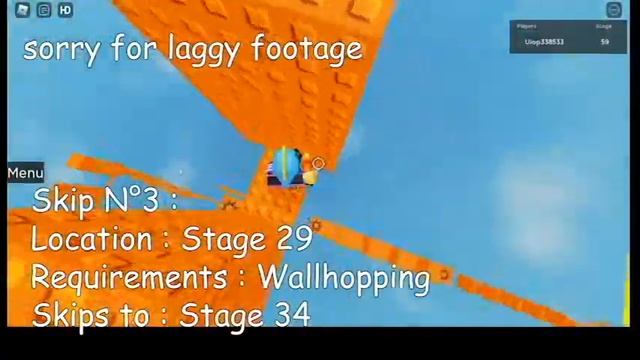 All skips in The Almost Impossible Obby смотреть онлайн