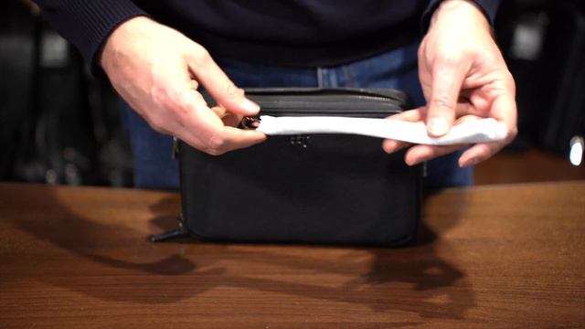 Мужская барсетка из натуральной кожи -HT- 3007 смотреть онлайн