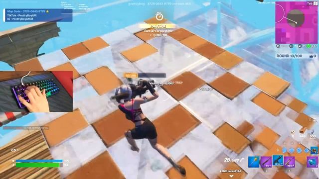 HyperX Alloy Origins 60 Chill ? Keyboard & Mouse Sounds ASMR ? Fortnite Titled Towers Gameplay смотреть онлайн