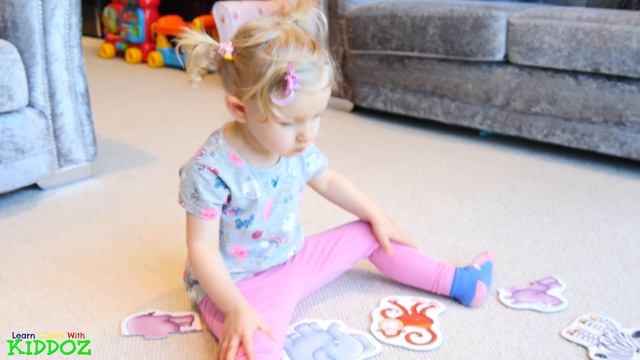 Learn Colors With Animal Puzzles смотреть онлайн