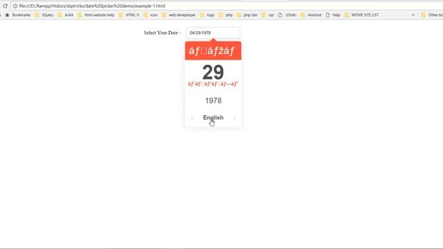 JQuery Date Picker With Example -1 смотреть онлайн