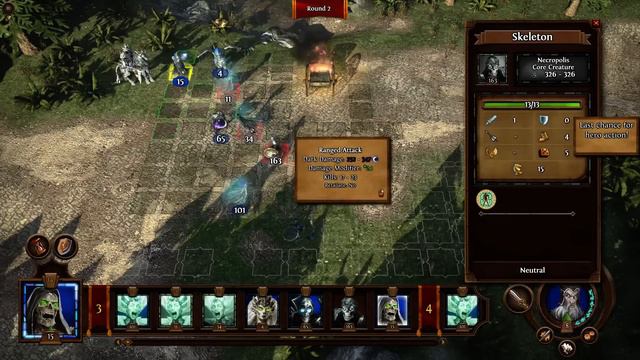 Heroes of Might and Magic 7 - NECROPOLIS Faction Gameplay [1080p/HD] смотреть онлайн