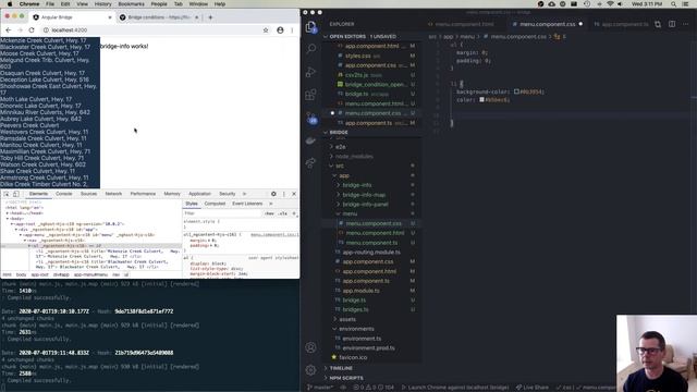 WEB422 Week 06 Part 4 - The Bridge Data and Menu Component смотреть онлайн