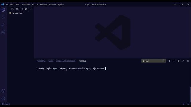 1/5 - LOGIN con Node Js y MySQL - Intro - Instalación смотреть онлайн