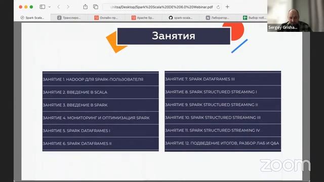 Live Stream о программе Apache Spark DE смотреть онлайн