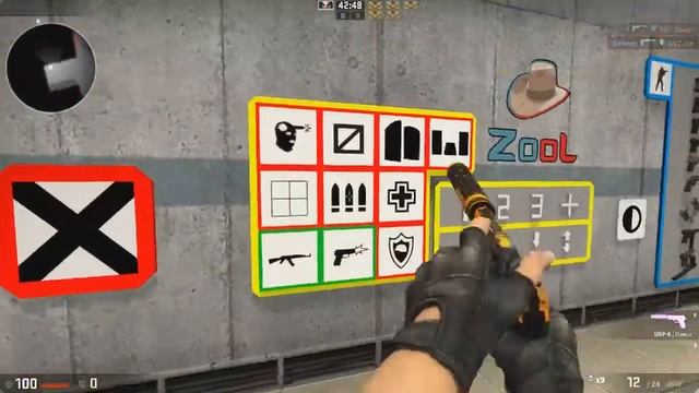 CS GO Обзор карты Training Bot Aim часть 1 смотреть онлайн