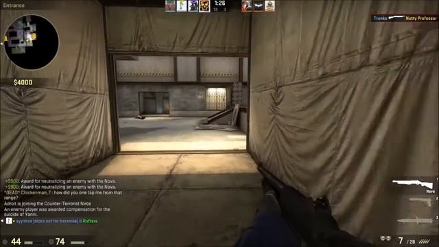 Counter Strike: GO - Ace on Cache смотреть онлайн
