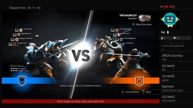 For Honor/Warden Main Rep 1/Road to 20 subs/Decent Player смотреть онлайн