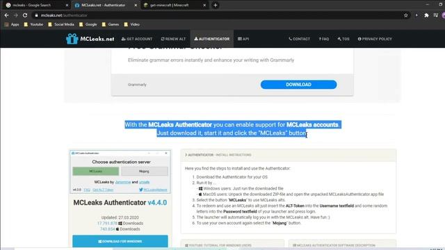 How to get Free MC accounts (No Launcher) смотреть онлайн