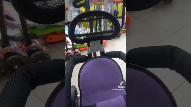 Велосипед трёхколёсный с родительской ручкой #беларусь #витебск #детскийканал #toy смотреть онлайн