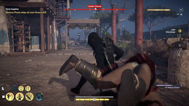 Korfu Island Kassandra . Killing a Leader. Assasin's Creed Odyssey. смотреть онлайн