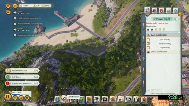 Tropico 6 - Commentary on how to complete Better Red than Dead Hard Difficulty in under 20 minutes! смотреть онлайн