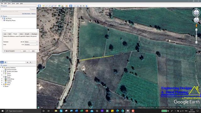 ||ED&RP|| 04 Google Earth Pro - Measurements (Length, Perimeter, Area & Slope) смотреть онлайн