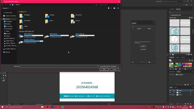 illustrator Indonesia - Design ID Card Dengan Cepat #flaminkgosh смотреть онлайн
