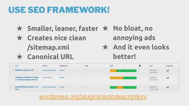 Technical SEO for WordPress - Presentation by Otto Kekäkläinen, CEO of Seravo смотреть онлайн