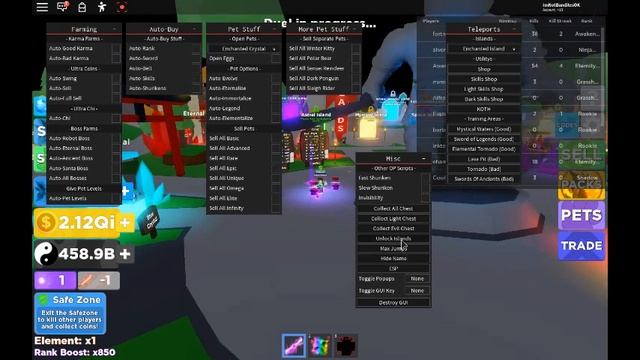 Roblox Ninja Legends Script *Updated 2020* смотреть онлайн